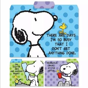 Peanuts Snoopy Decorative Letter Size File Folders, 12 ct - $FIRM